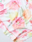 Boston + Bailey Square Satin Print Scarf, Bright Bloom product photo View 02 S