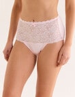 Lyric Cotton & Lace Top Full Brief, Blush product photo