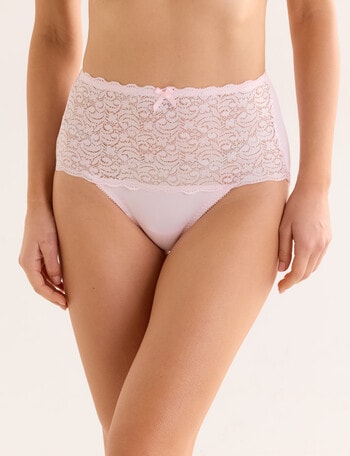 Lyric Lace Top Full Brief, Blush product photo