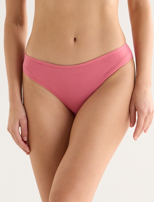 Honey Vegas Cotton Bikini Brief, Rose product photo