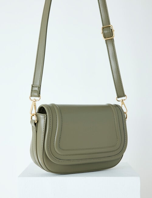 Whistle Accessories Foldover Crossbody Bag, Olive product photo