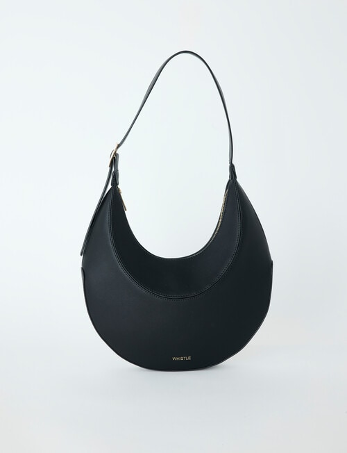 Whistle Accessories Round Shoulder Bag, Black product photo