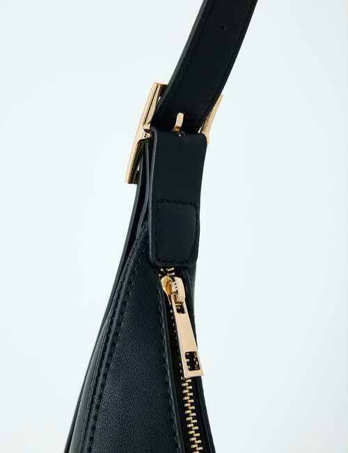 Whistle Accessories Round Shoulder Bag, Black product photo View 04 L