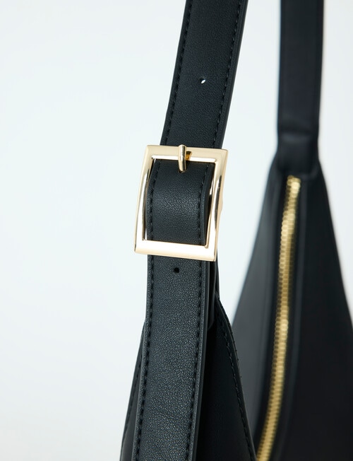 Whistle Accessories Round Shoulder Bag, Black product photo View 05 L