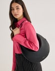 Whistle Accessories Round Shoulder Bag, Black product photo View 08 S