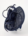Whistle Accessories Lillian Fascinator, Navy product photo View 02 S