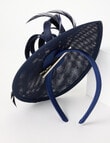 Whistle Accessories Lillian Fascinator, Navy product photo View 03 S