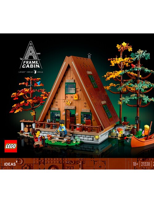 LEGO Ideas A-Frame Cabin, 21338 product photo View 02 L