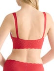 Sloggi Zero Feel Bliss Bralette, Red product photo View 02 S