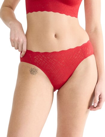Sloggi Zero Feel Bliss High Leg Brief, Red product photo