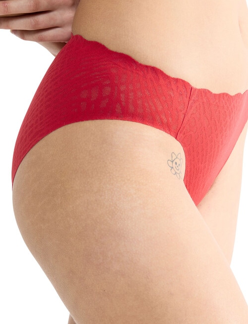 Sloggi Zero Feel Bliss High Leg Brief, Red product photo View 03 L