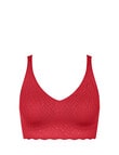 Sloggi Zero Feel Bliss Bralette, Red product photo View 04 S