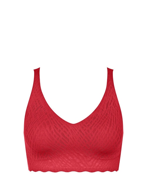 Sloggi Zero Feel Bliss Bralette, Red product photo View 04 L