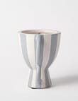 M&Co Lola Stripe Vase, Ballad product photo View 03 S