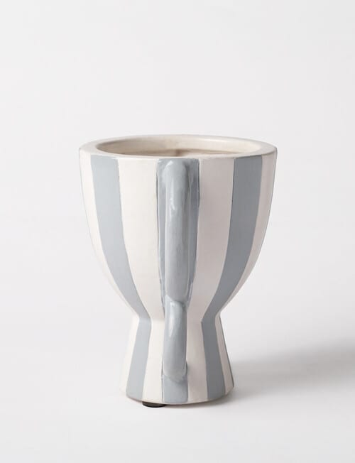 M&Co Lola Stripe Vase, Ballad product photo View 03 L