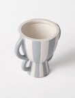 M&Co Lola Stripe Vase, Ballad product photo View 04 S