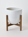 M&Co Verro Planter, Cloud, Large product photo View 02 S