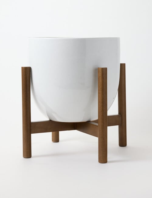 M&Co Verro Planter, Cloud, Large product photo View 03 L