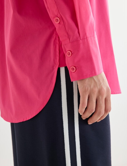 Whistle The Perfect Shirt, Hot Pink product photo View 06 L