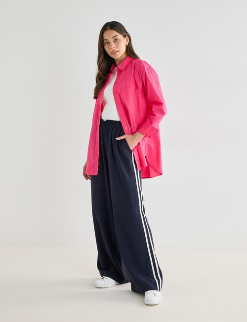 Whistle The Perfect Shirt, Hot Pink product photo View 03 L