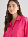 Whistle The Perfect Shirt, Hot Pink product photo View 04 S