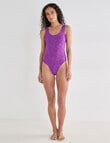 Zest Swimwear Hibiscus Suit, Hyper Violet product photo View 03 S