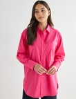 Whistle The Perfect Shirt, Hot Pink product photo