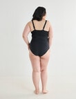 Zest Resort Curve Smocked Bodice Suit, Black product photo View 02 S