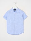 Mac & Ellie Linen Short Sleeve, Blue product photo
