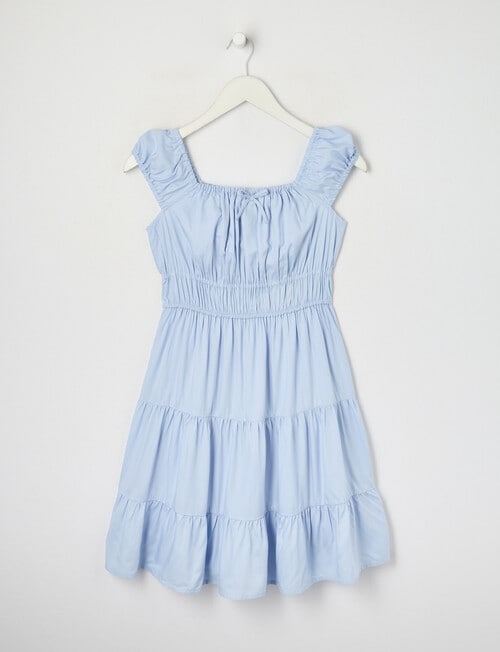 Switch Lily Tiered Dress, Light Cornflower product photo