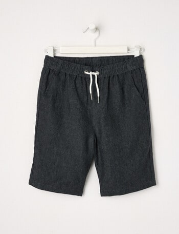 No Issue Linen Short, Graphite product photo