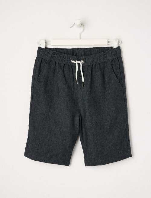 No Issue Linen Short, Graphite product photo