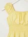 Switch Lily Shirred Top, Lemon product photo View 02 S