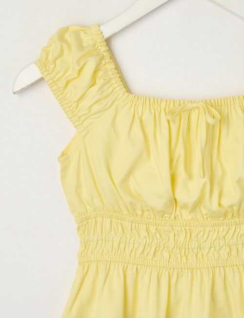 Switch Lily Shirred Top, Lemon product photo View 02 L