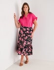 Whistle Basque Waist Cotton Skirt, Hot House Flowers product photo View 13 S