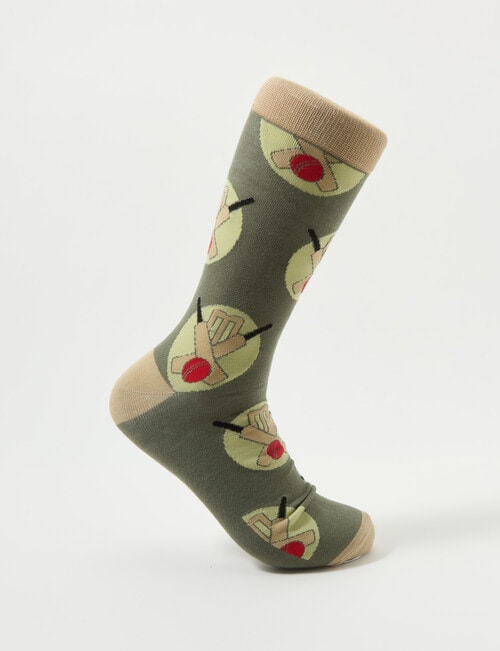 Mazzoni Cricket Bamboo-Blend Dress Sock, Sage product photo