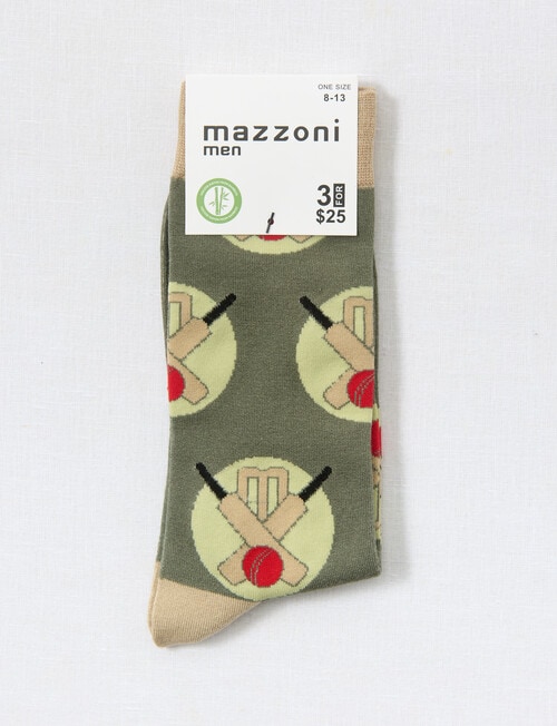 Mazzoni Cricket Bamboo-Blend Dress Sock, Sage product photo View 02 L