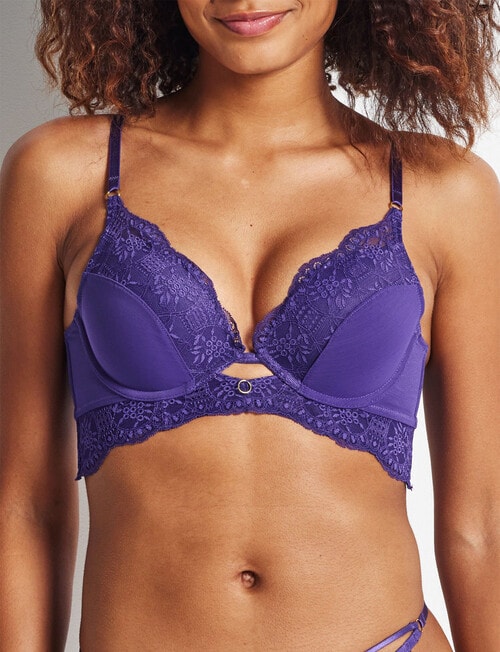 Perfects Notorious Push Up Bra, Mulberry Purple, B-D product photo
