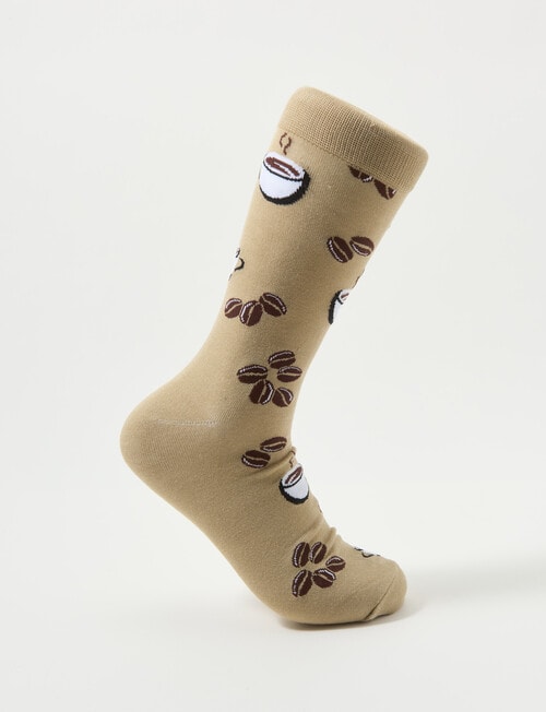 Mazzoni Coffee Bamboo-Blend Dress Sock, Beige product photo
