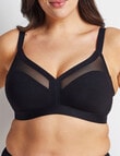 Perfects Unreal Wirefree Bra, Black, D-G product photo