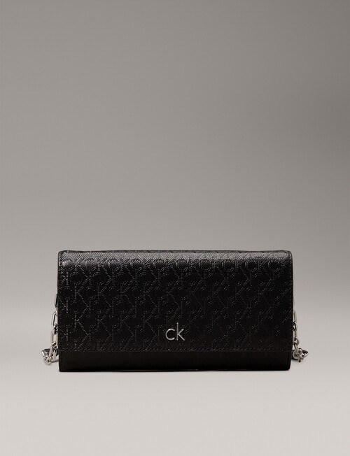 Calvin Klein Daily Wallet Mini Bag, Classic Mono Black product photo