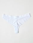 Lyric Harper Lace G-String Brief, White product photo View 02 S