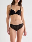 Lyric Harper Lace Bikini Brief, Black product photo View 03 S