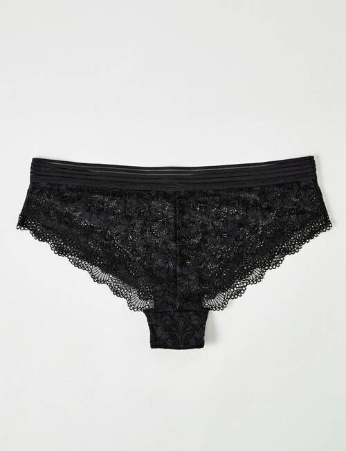 Lyric Harper Lace Boyleg Brief, Black product photo View 02 L