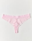 Lyric Harper Lace G-String Brief, Blush product photo View 02 S