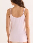 Lyric Cotton Maternity Cami, Blush product photo View 02 S