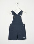 Teeny Weeny Woven Shortall, Navy product photo