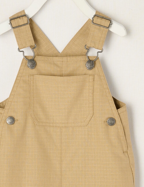 Teeny Weeny Woven Shortall, Dark Sand product photo View 02 L