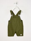 Teeny Weeny Ahoy Matey Woven Shortall, Khaki product photo