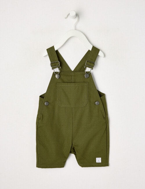 Teeny Weeny Ahoy Matey Woven Shortall, Khaki product photo